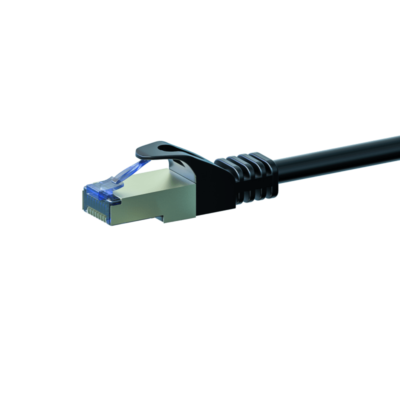 CAT 6a Netzwerkkabel LSOH - S/FTP - 5 Meter - Schwarz
