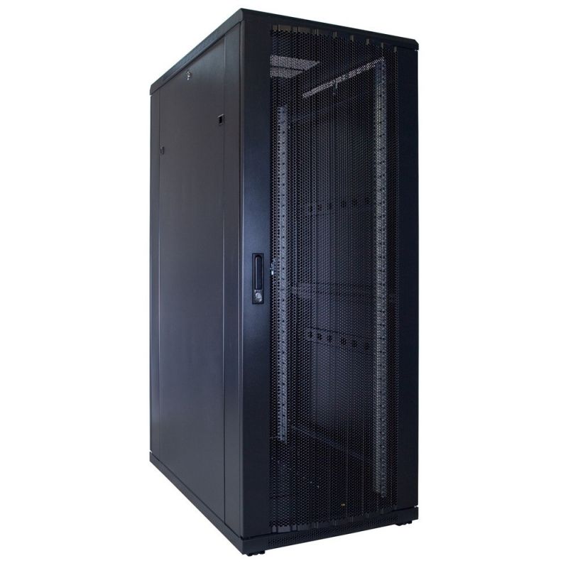 32 HE 19” Serverschrank, mit perforierter Fronttür (BxTxH) 600 x 1000 x 1600mm
