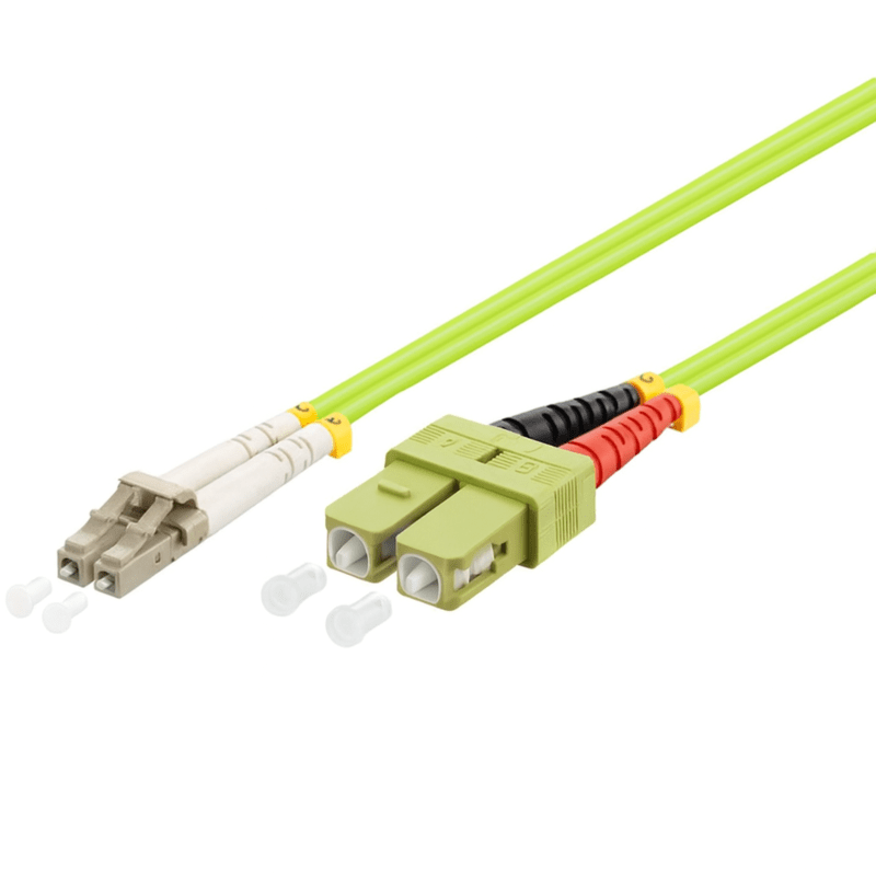 Glasfaserkabel LC-SC OM5 Duplex Patchkabel – 3 Meter