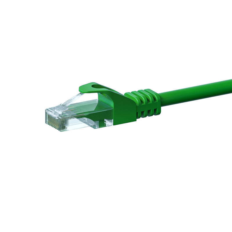 CAT 6 Netzwerkkabel U/UTP - 2 Meter - Grün - CCA