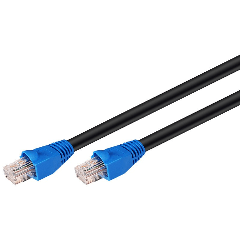 DANICOM CAT6 Kabel für den Aussenbereich UTP – 40 Meter – Schwarz - 100% Kupfer