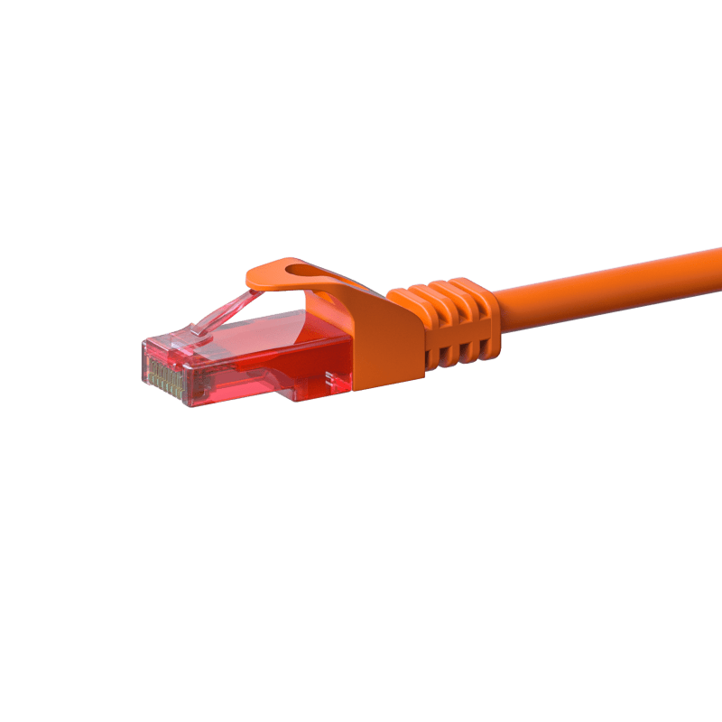 CAT6 Netzwerkkabel 100% Kupfer - U/UTP - 15 Meter - Orange