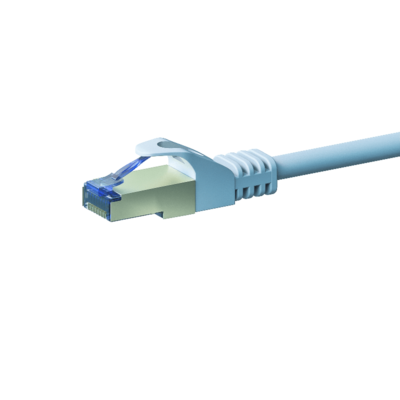 CAT 6a Netzwerkkabel LSOH - S/FTP - 0,50 Meter - Weiß
