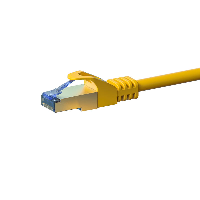 CAT 6a Netzwerkkabel LSOH - S/FTP - 7,50 Meter - Gelb