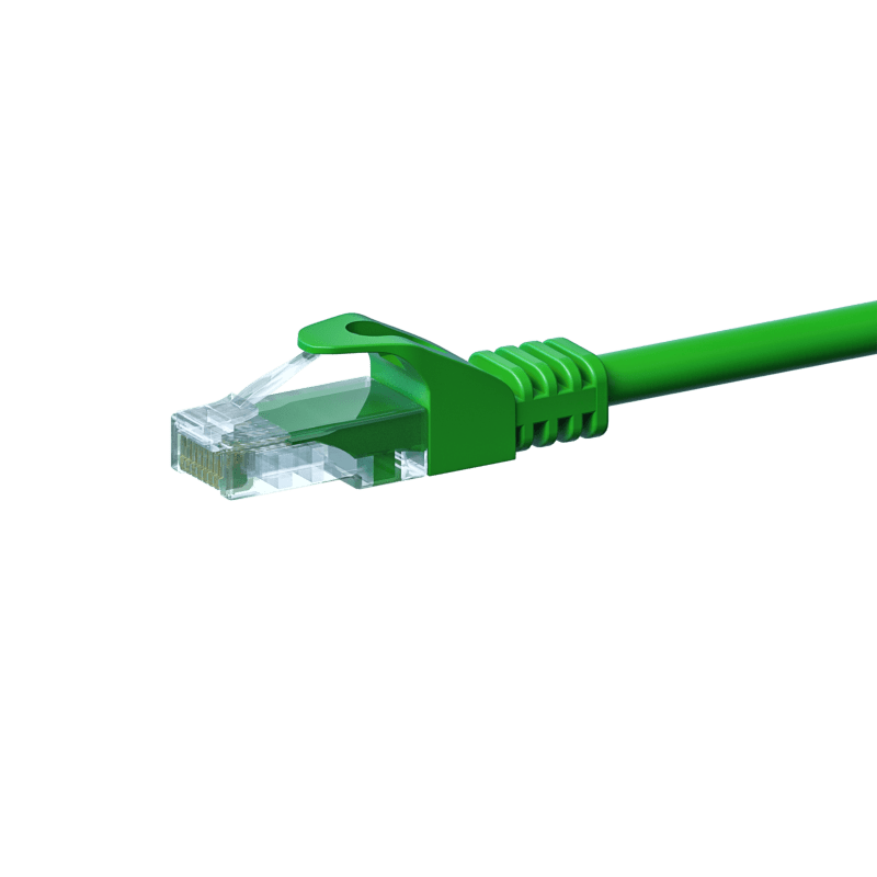CAT 5e Netzwerkkabel U/UTP – 7,50 Meter - Grün - CCA