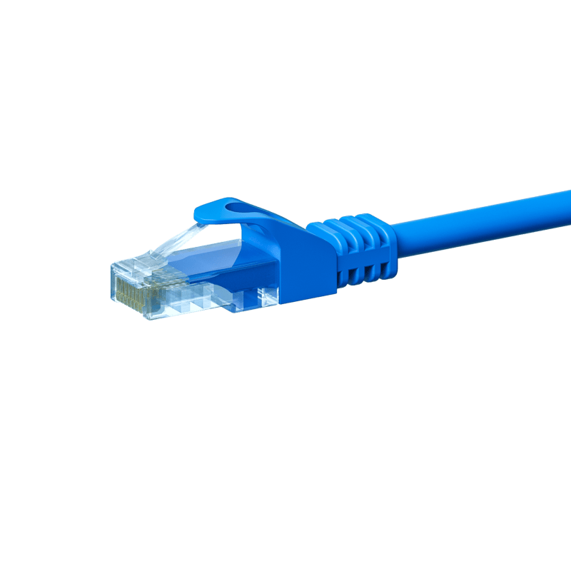 CAT 5e Netzwerkkabel U/UTP – 10 Meter - Blau - CCA