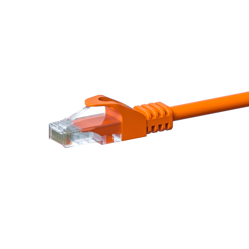 CAT 5e Netzwerkkabel U/UTP – 10 Meter - Orange - CCA