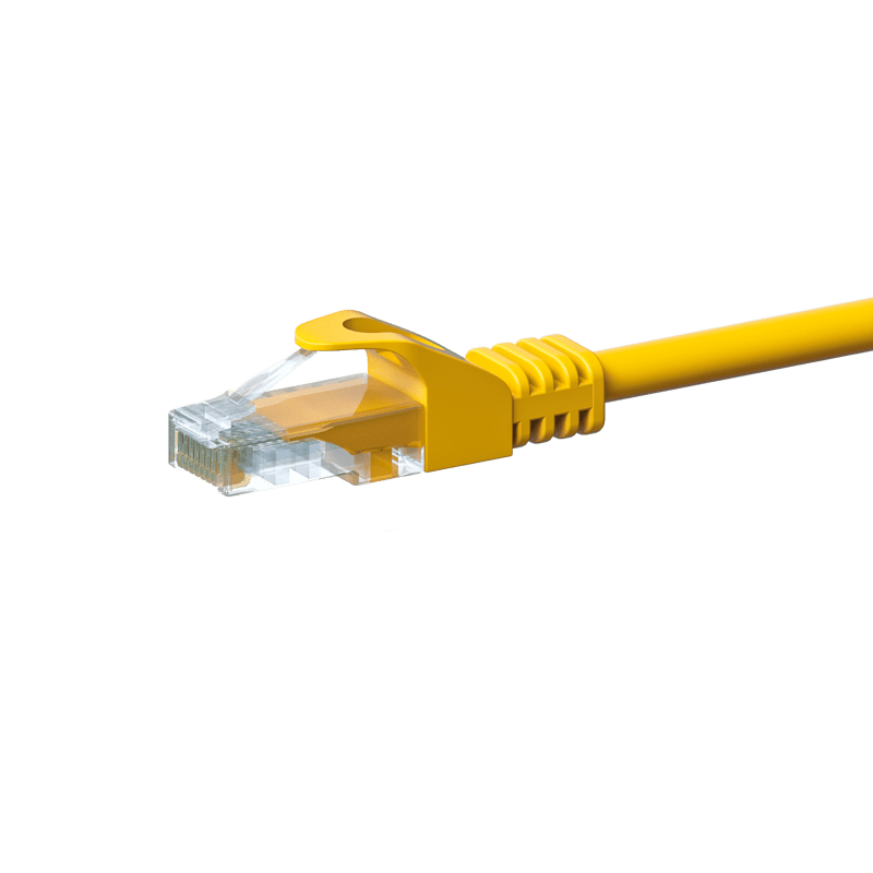 CAT 5e Netzwerkkabel U/UTP – 1,50 Meter - Gelb - CCA