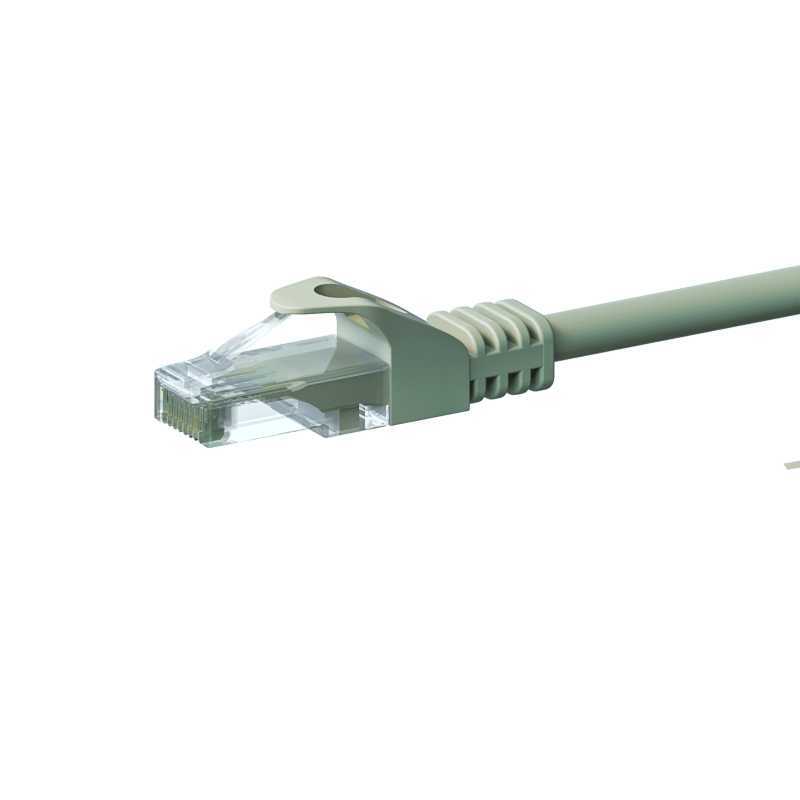 CAT 6 Netzwerkkabel U/UTP - 3 Meter - Grau - CCA