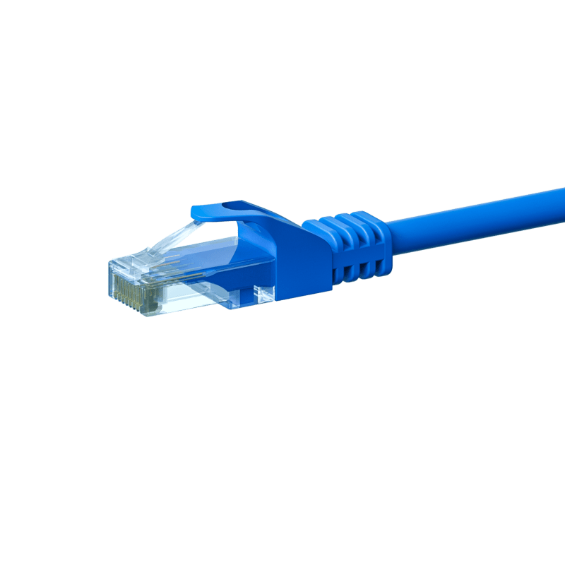 CAT 6 Netzwerkkabel U/UTP - 15 Meter - Blau - CCA