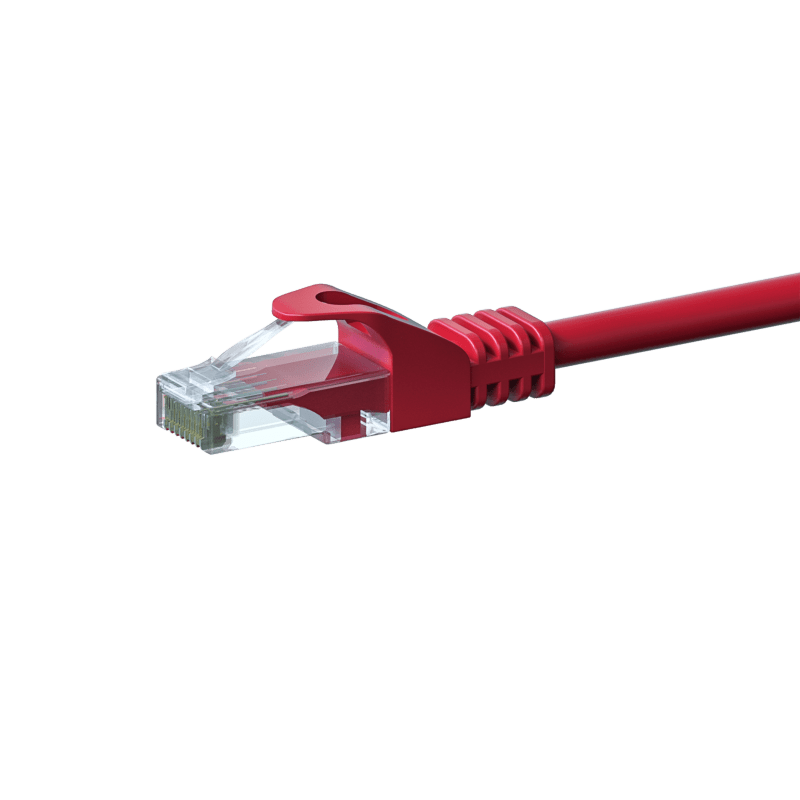 CAT 6 Netzwerkkabel U/UTP - 15 Meter - Rot - CCA