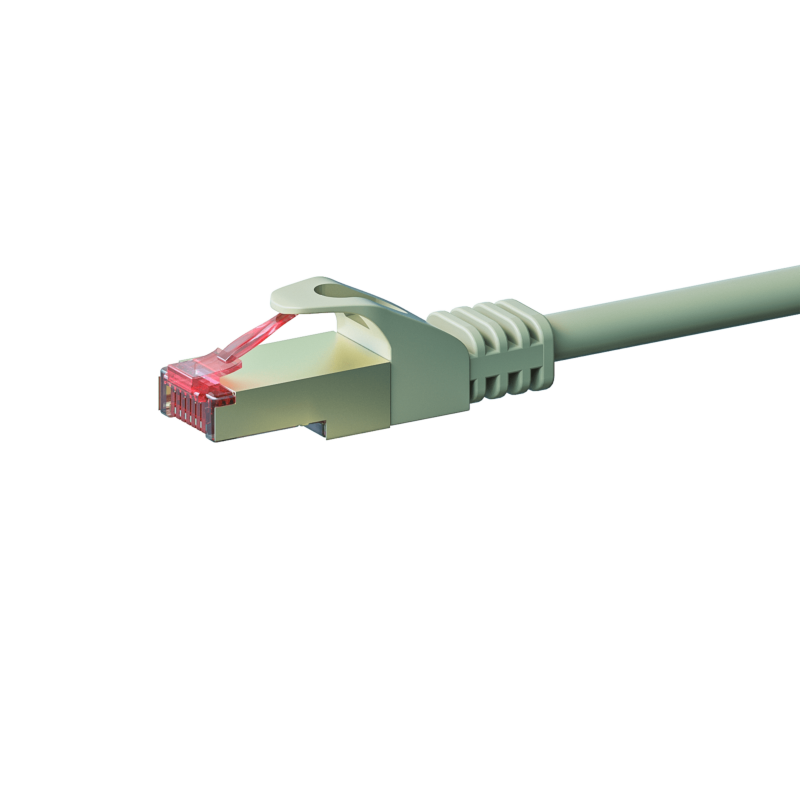 CAT 6 Netzwerkkabel LSOH - S/FTP - 0,50 Meter - Grau