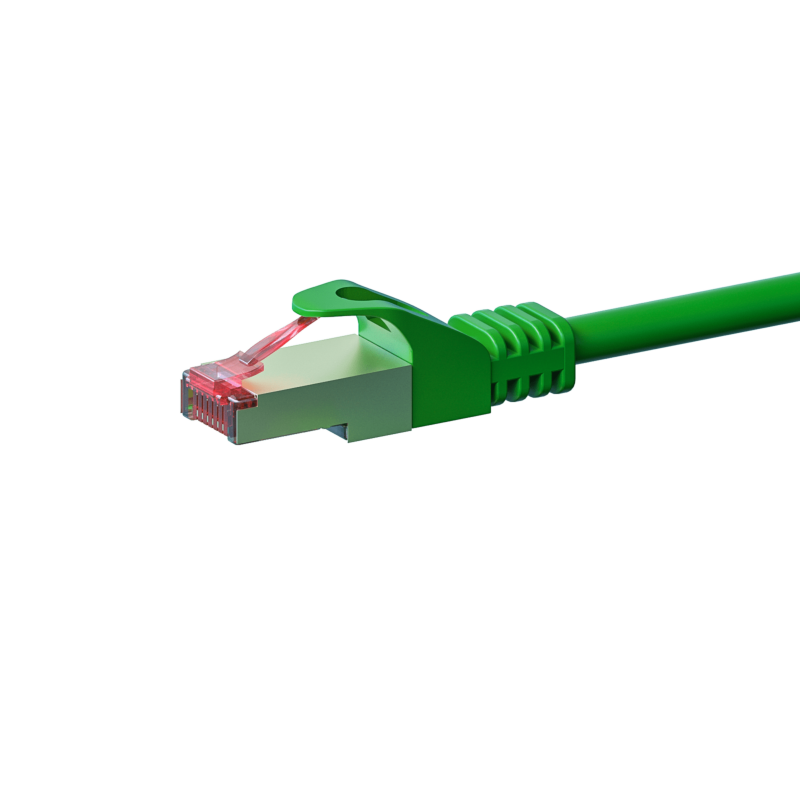 CAT 6 Netzwerkkabel LSOH - S/FTP - 0,50 Meter - Grün