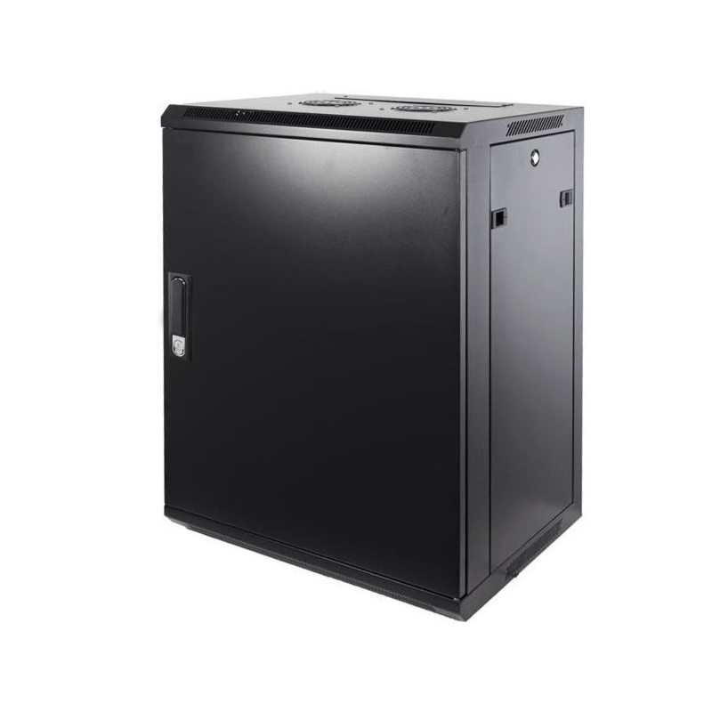 15 HE Serverschrank, Wandgehäuse, mit Metalltür (BxTxH) 600 x 450 x 770mm