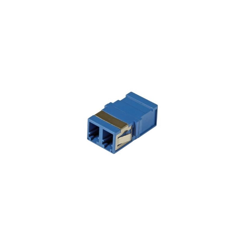 Singlemode Keystone Kupplung LC-LC duplex blau