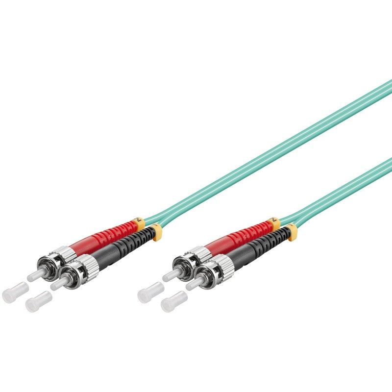 Glasfaserkabel ST-ST OM3 Duplex Patchkabel – 0.5 Meter