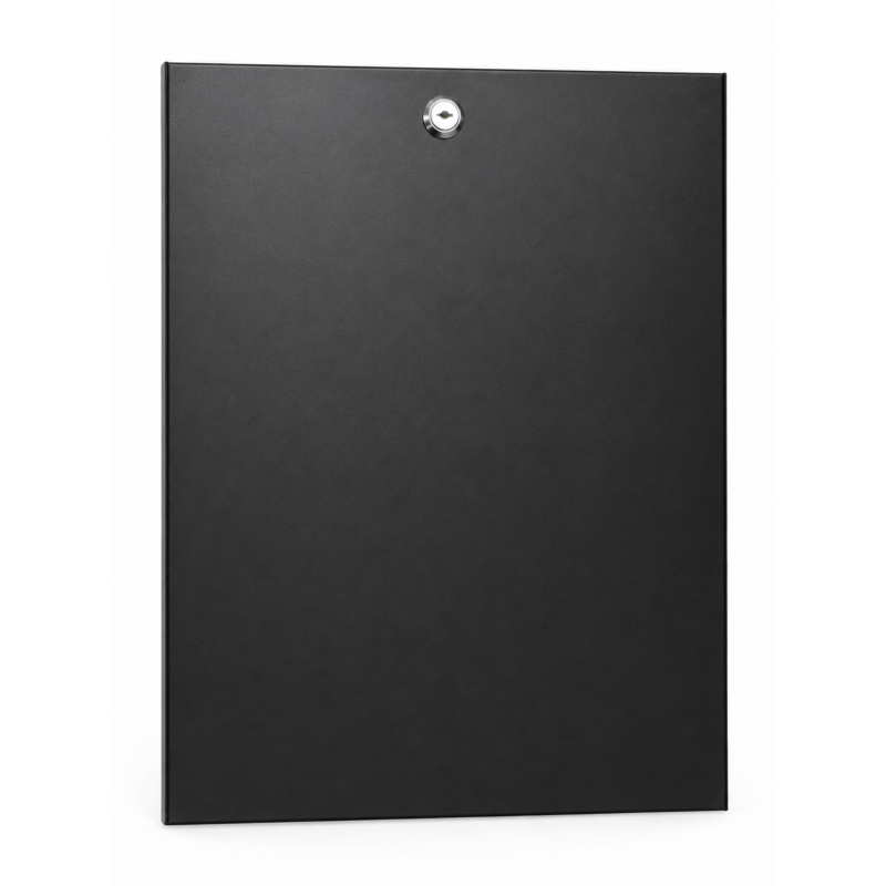 4 HE Metallseitenwand für 10" Servergehäuse - 450mm tief mit Schloss
