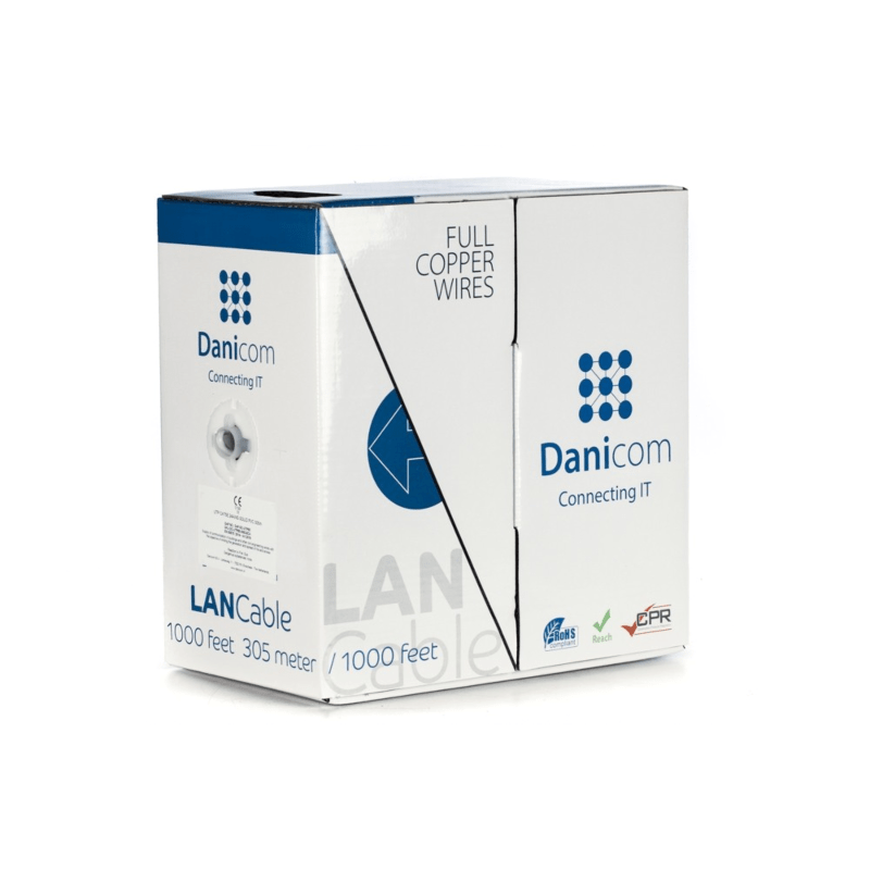 DANICOM CAT5E UTP 305m Starrleiter - LSZH (Eca)