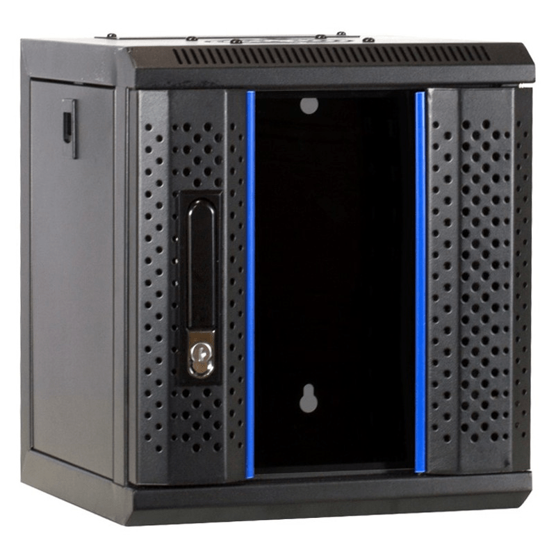 6 HE, 10" Serverschrank, mit Glastür, (BxTxH) 312x310x352mm