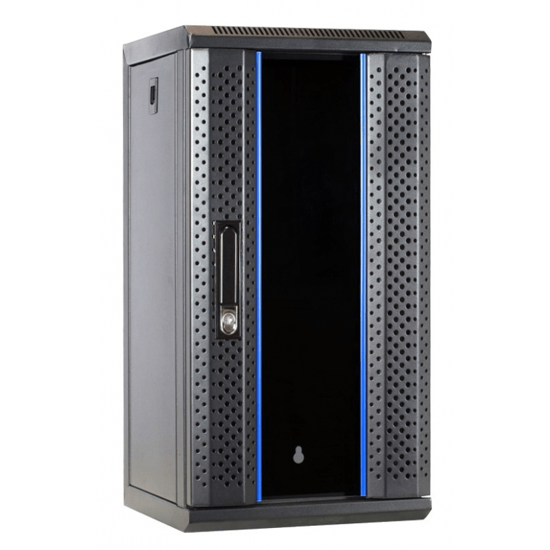 12 HE, 10” Serverschrank, mit Glastür (BxTxH) 312x310x618mm