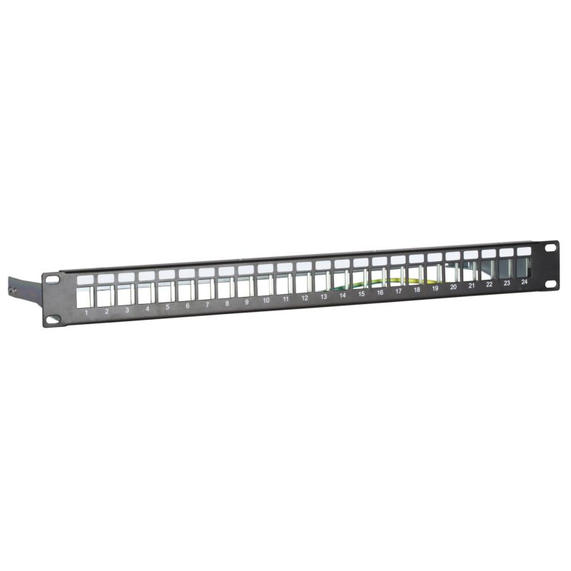 STP Keystone-Patchpanel, 24 Ports Unbestückt