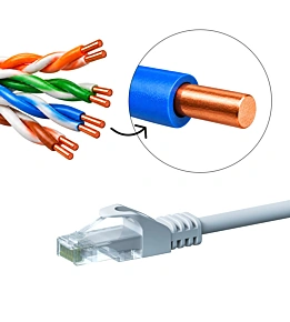 CAT5e Patchkabel U/UTP  100% Kupfer